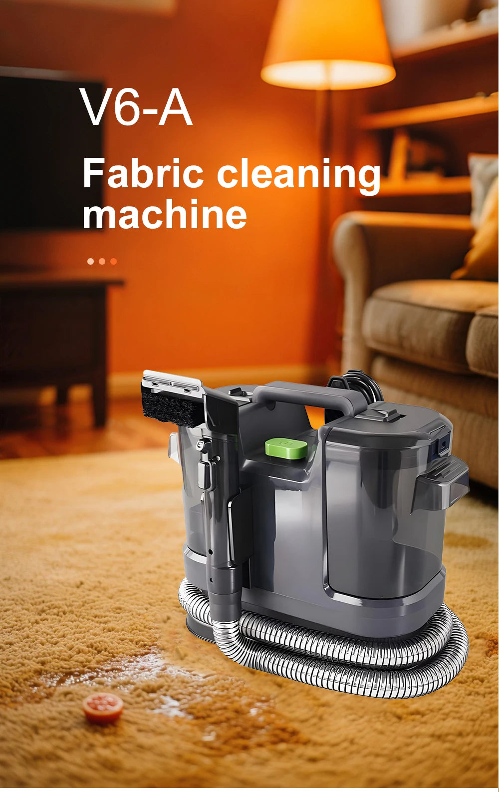 All-in-One Household Carpet Curtain Vacuum Cleaner Multifunctional Fabric Cleaning Machine Sofa Vacuuming Wash Machine