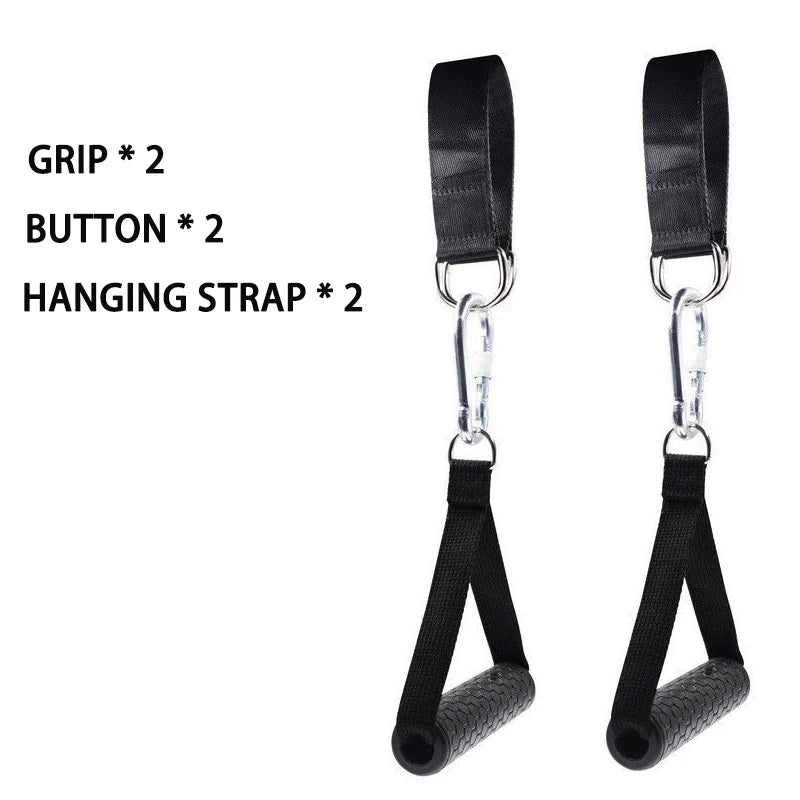 Gym Resistance Belt Accessories Handle Non Slip Grip