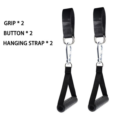 Gym Resistance Belt Accessories Handle Non Slip Grip