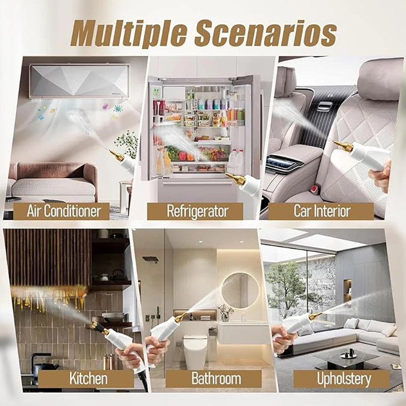 Home Steam Cleaner 2500W Protable High Pressure Steam Cleaning Machine for Air Conditioning Hood Kitchen Car Steaming Cleaner