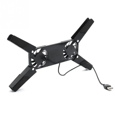 1PCS Air-cooling Laptop Cooler Laptop Cooling Pad USB Powered Cooling Dock Bracket Stand Dual Fan for PC Fan Gaming Accessory