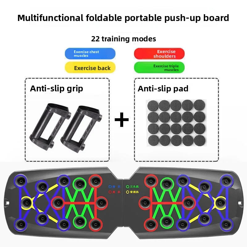 Push Up Board - Color-Coded Fitness System for Perfect Form