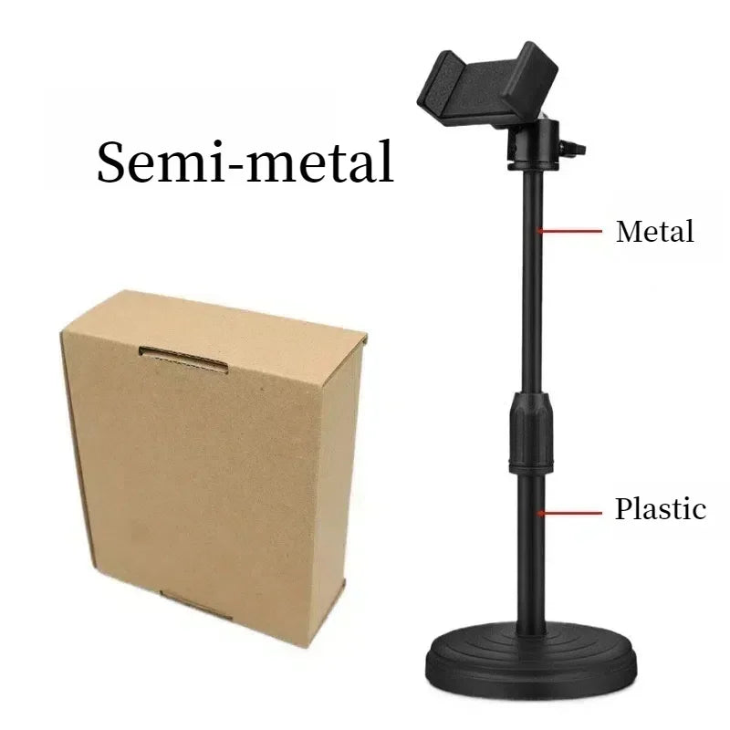 Desktop Tripod for Phone Smartphone Phone with Phone Holder Stand Bracket Tripe for Mobile Telefoon Statief Stand Table