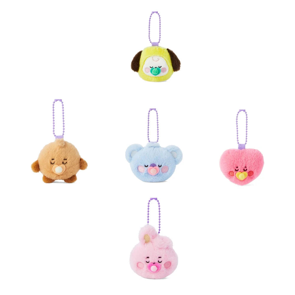 2025 Anime New BT21 Plush Toy Fashion Cartoon Korean Popular Plush Toy Pendant Backpack Keychain Pendant Accessories Girl Gifts