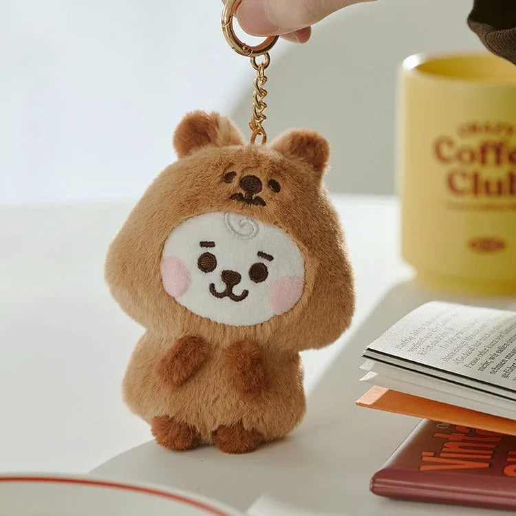 2025 New Bt21Ed Kawaii Plush Cosplaycosp Plush Toy Doll Keychain Cute Cartoon COOKY SHOOKY MANG Plush Pendant Bag Accessories