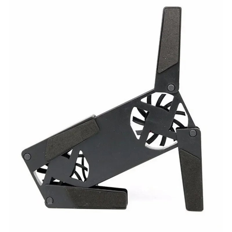 1PCS Air-cooling Laptop Cooler Laptop Cooling Pad USB Powered Cooling Dock Bracket Stand Dual Fan for PC Fan Gaming Accessory
