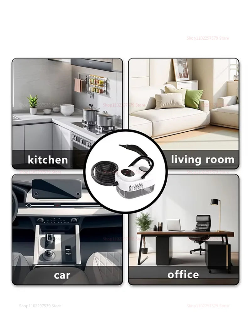 Screen Display High Temperature Steam Cleaner for Household Kitchen Range Hood Air Conditioner Fast Heating Compact Easy to Use