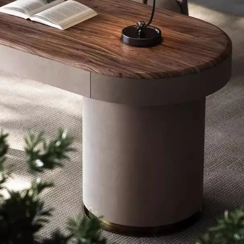 Modern European Floor Standing Office Desk Luxury Design Escritorios De Ordenador Upgrade Your Home Office Aesthetic Furniture