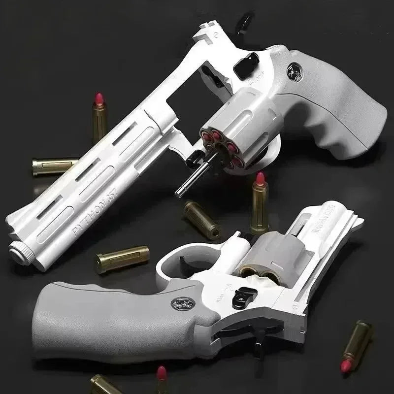 2025 Birthday Party Gift: ZP5 Wheel Soft Bullet Gun 357 Simulation Shooting Toy Pistol Adult Boy Children Soft Bullet Toy Gun