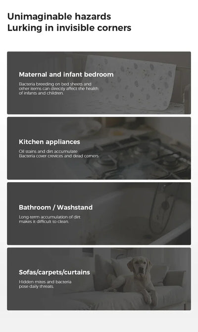 NEW Pressurized Handheld Steam Cleaner for Home, Portable Multi-purpose Deep Multi-surface Cleaning Steamer Machine