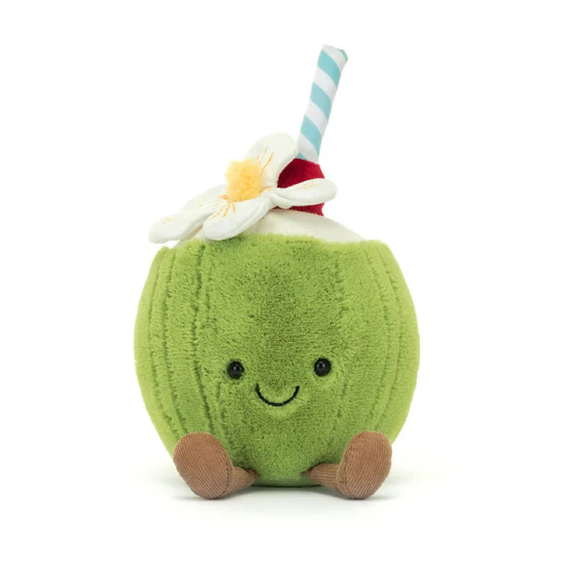 2025 New Simulation Lemon Soda Coconut Doll Stuffed Plush Toy Cartoon Anime Cute Pillow For Children'S Birthday Gift Fun Doll