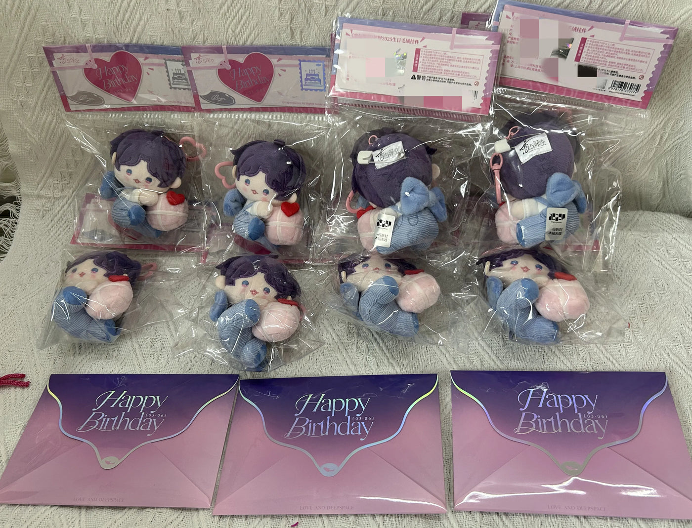 In Stock Official Love and Deepspace Rafayel Ralayo 2025 Birthday Stuffed Plushies Plush Doll Clothes Keychain Pendant Bag Anime