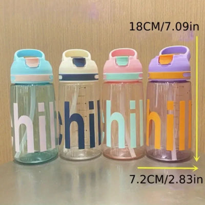 450ML Portable Water Bottle for Gym, Fitness, Outdoor Camping, Hiking, and Sports - PC Material, Sealable