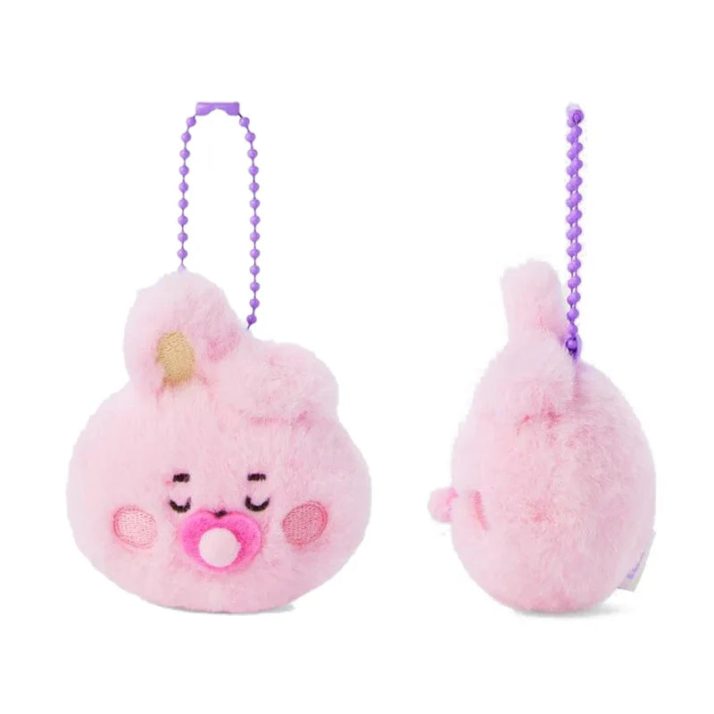 2025 Anime New BT21 Plush Toy Fashion Cartoon Korean Popular Plush Toy Pendant Backpack Keychain Pendant Accessories Girl Gifts