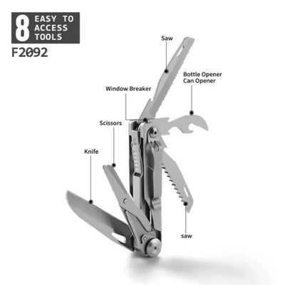 Multi functional pliers, portable folding pliers, screwdriver, bottle opener, small knife outdoor combination tool