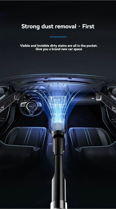 Car Vacuum Cleaner 12000PA Powerful Cleaning Machine Cars Cleaner Mini Wireless Portable Hand Held Cleaner for Home Appliance