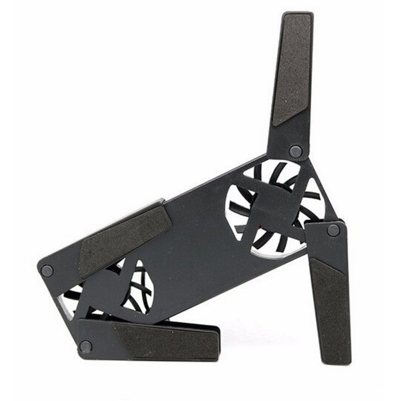 New Laptop Cooling Pad Laptop Cooler USB Powered Cooling Pad Bracket 2 Fans for Laptop Universal 7 15" 1 Laptop Stand