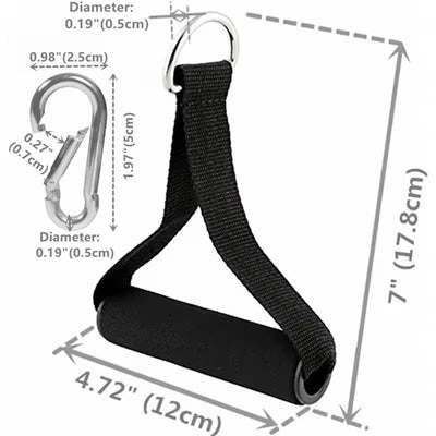 Gym Resistance Bands Accessories Handles Anti-slip Grip