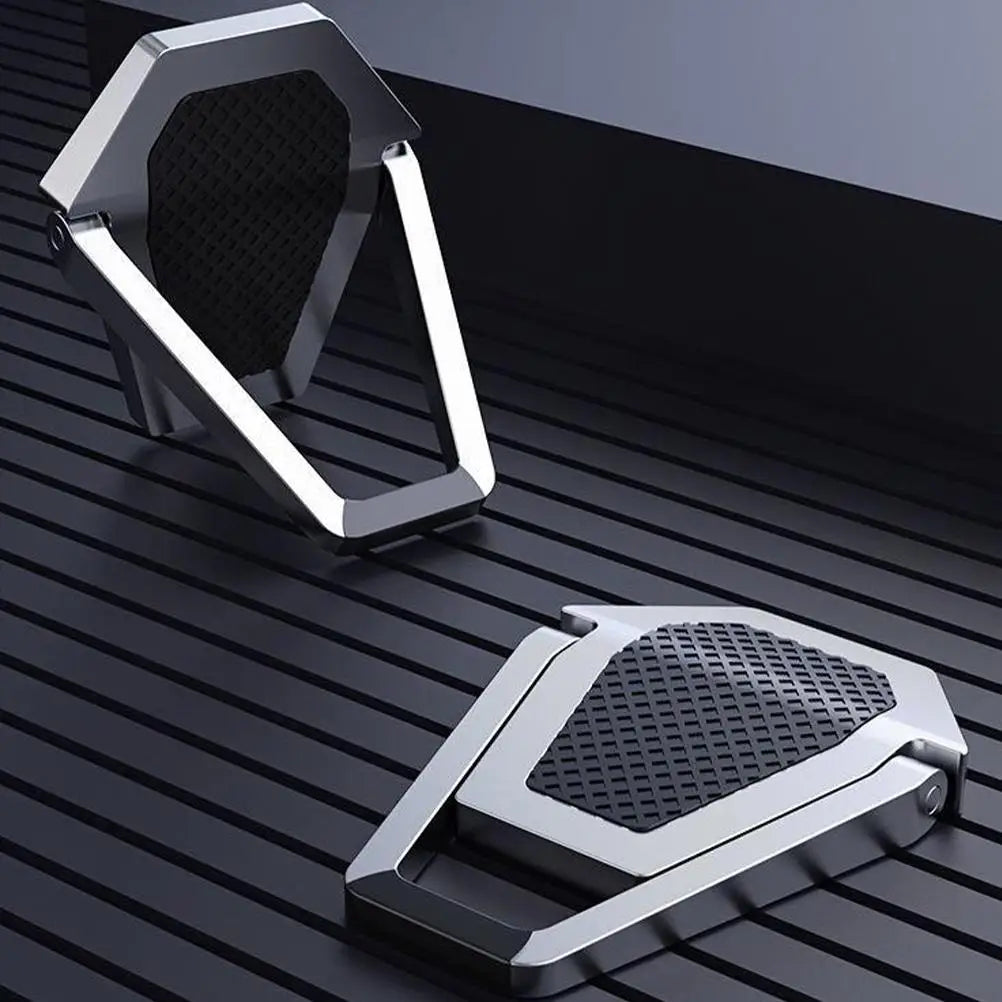 4 Pcs Laptop Cooling Pad Laptop Stand Adhesive Foldable Notebook Foot Pad Aluminum Alloy Laptop Support Stand Keyboard Riser