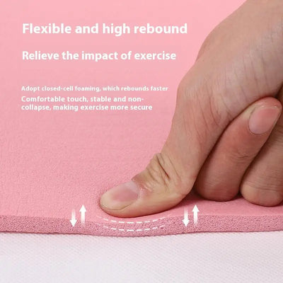 Yoga and Pilates Anti-slip 3MM Thick Exercise Mat, 1PC EVA Comfort Foam Fitness Mat for Gymnastics