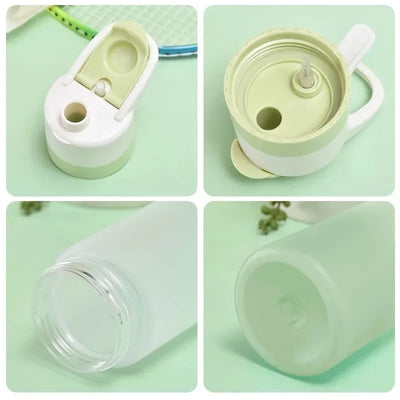 650ml Spray Water Bottle Portable Outdoor Sport Water Bottle for Girls Gym Fitness Drinking Drinkware Hiking Riding Water Bottle