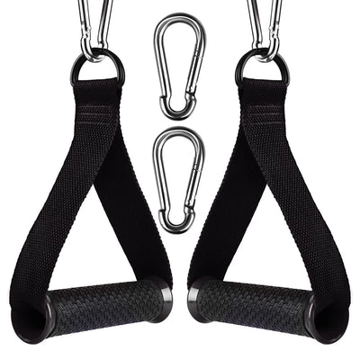 Heavy Duty Exercise Handles Cable Attachment Gym Resistance Bands Handles Anti-slip Grip Pilates Yoga Strength Trainer Workout