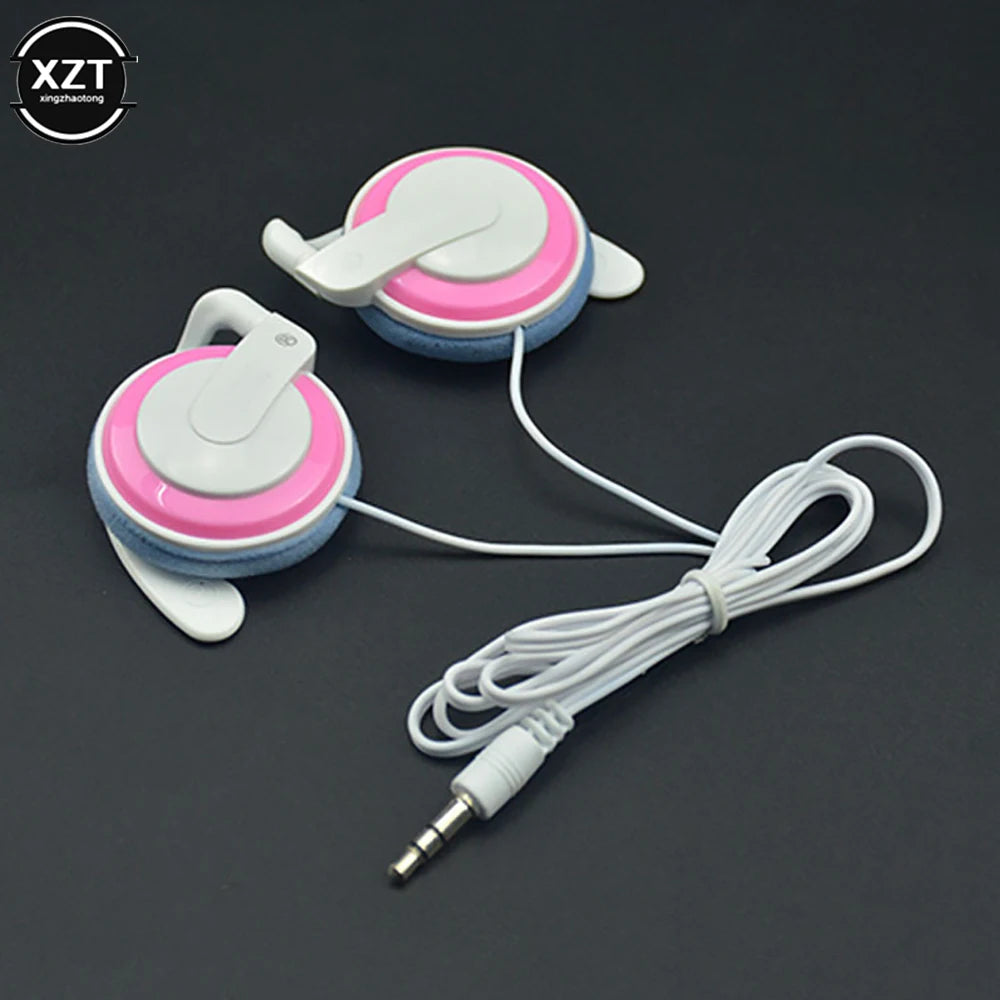 Wired Sports Earphones 3.5mm Sweatproof Stereo Headphones for Running Gym Workout, Gaming Headset