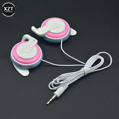 Wired Sports Earphones 3.5mm Sweatproof Stereo Headphones for Running Gym Workout, Gaming Headset