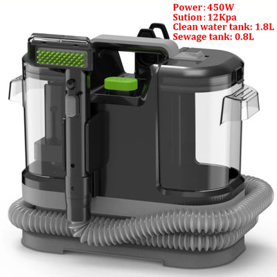 500W Spot Cleaner 12KPa Handheld Carpet Cleaner for Sofa Curtain Pet Hair Spray Suction Integrated Machine Clean Machine