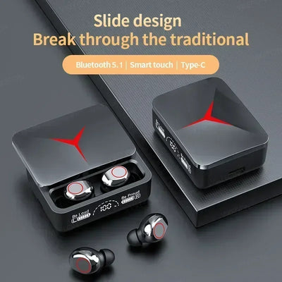 TWS M90 Wireless Headphones Gaming Earphone Bluetooth 5.3 Sport Earbuds with Mic Wireless Headset For iPhone 16 15 14 13 Xiaomi
