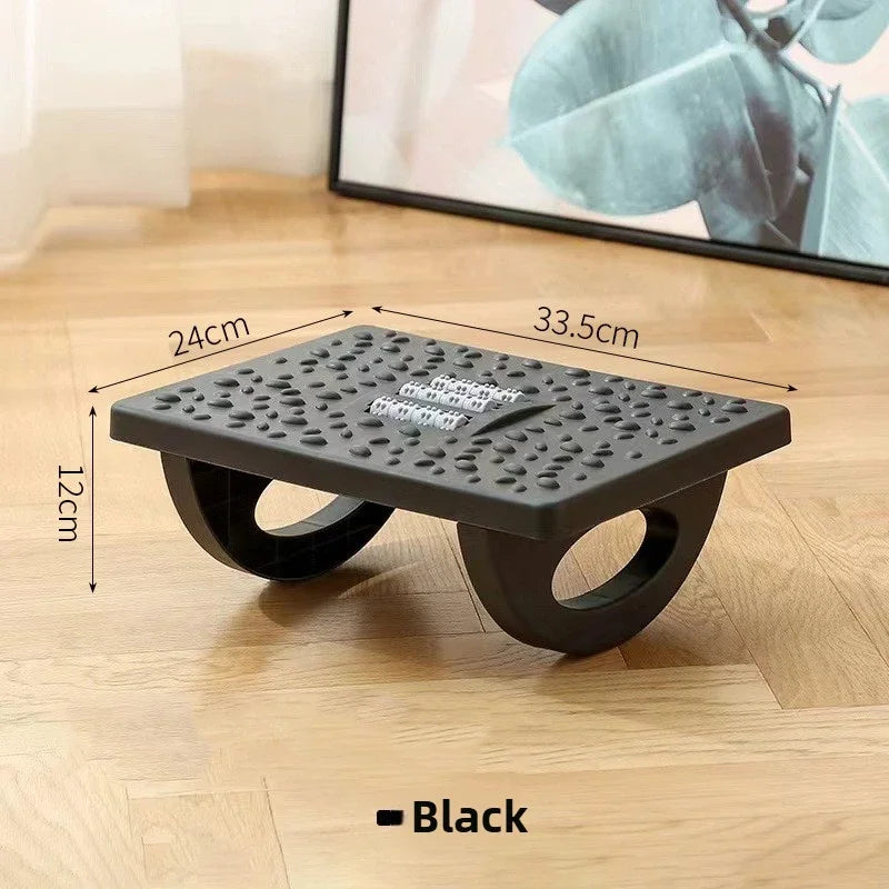 Ergonomic Office Foot Rest Stool Under Desk Adjustable Height Comfortable