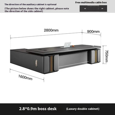 Bedroom Luxury Modern Boss Office Desk