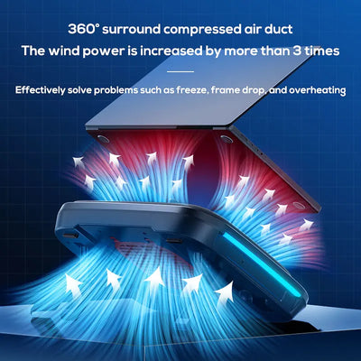Laptop Cooling Pad Laptop Coolers for Computer PC Notebook Gaming Laptop Fan Height Adjustable Laptop Cooling Stand