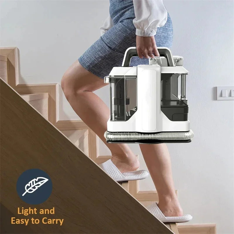 Powerful Carpet Cleaner Handheld 15Kpa Corded Spot Clean Machine Wet Fabric Carpet Sofa Cleaning Pet ,Car Machine Steam Cleaner