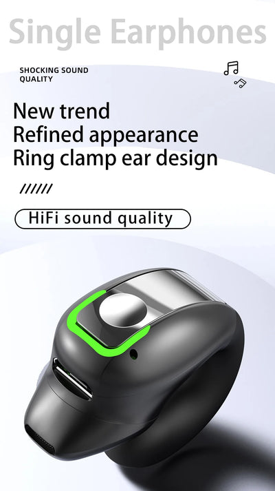 Ear clip earphones, Bluetooth wireless earphone