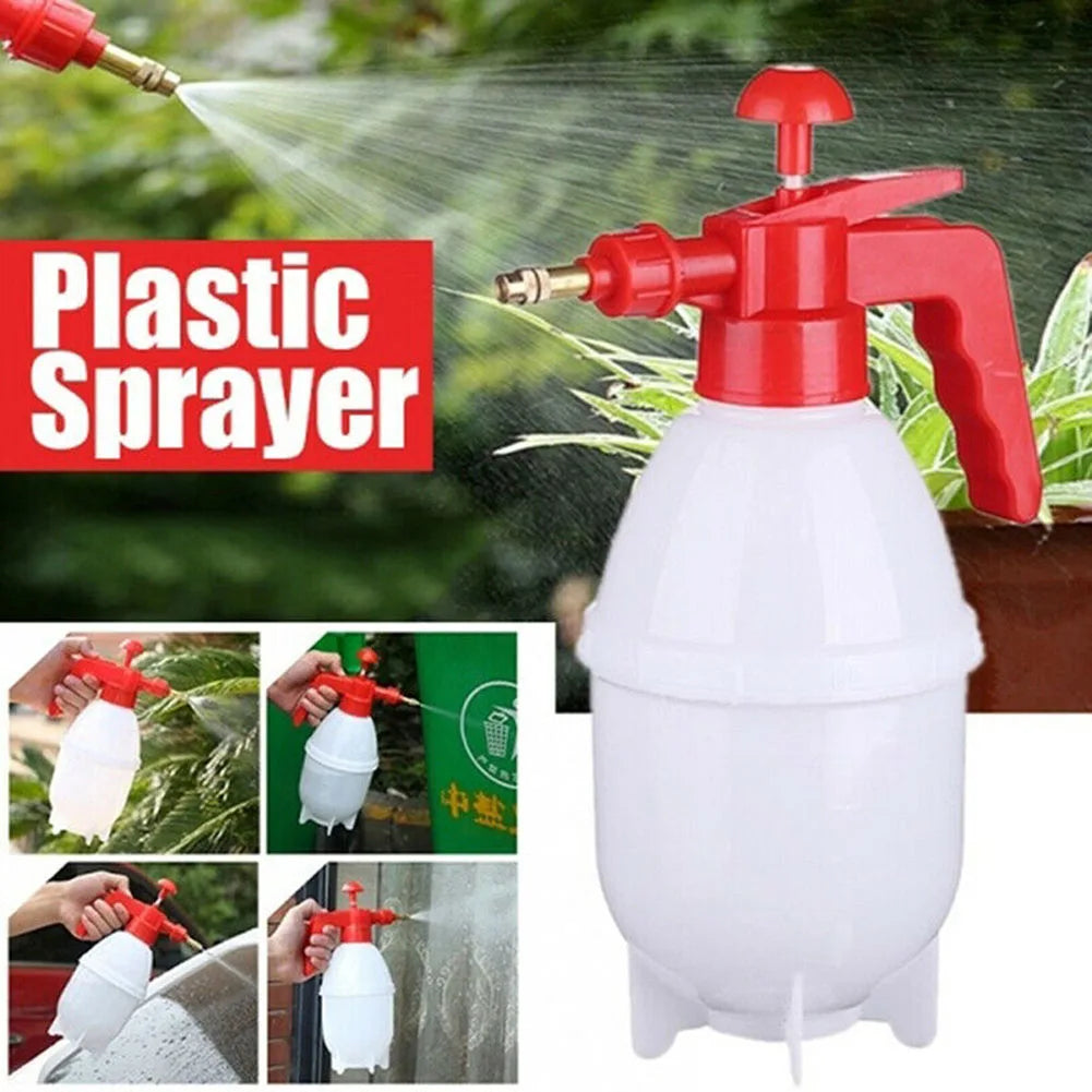 1PC 0.8 L Car Washer Hand Pump Pressure Sprayer Bottle Pressurized Spray Water High-pressure Car Wash Spray Bottle Car Cleaning