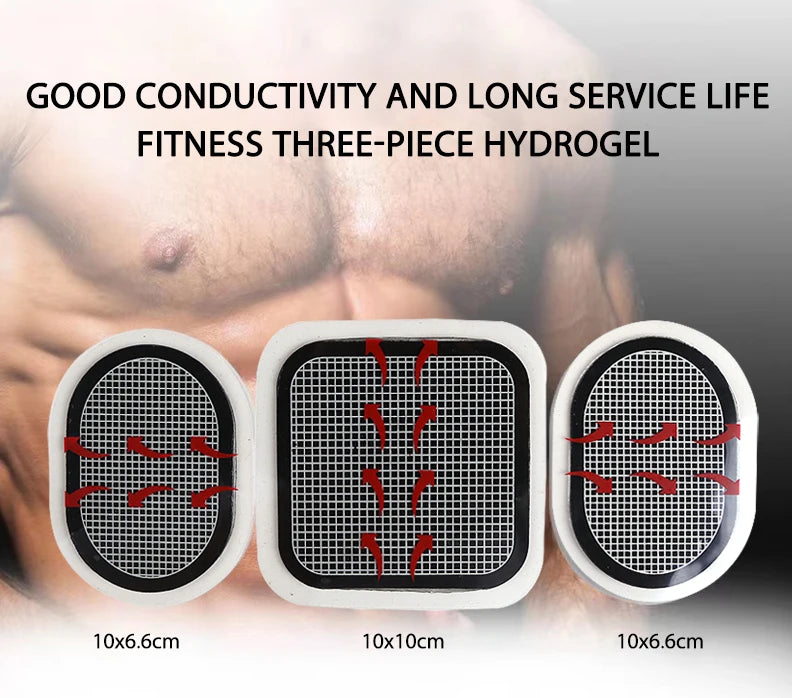 Hydrogel Fitness Pads - Replacement Gel Stickers for Ab Trainers