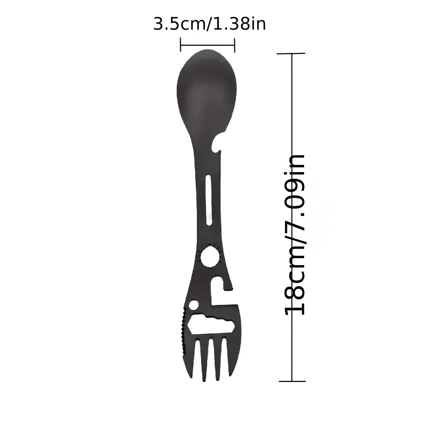 Multi Function tableware spoon multi tool can opener flatware Portable bottle cutlery multitool camp utensil fork Spork stainles