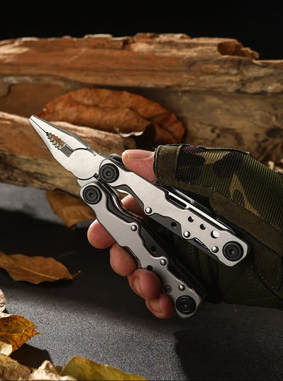 Multifunctional pliers mini tool pliers steel folding pliers multi-purpose knife pliers emergency outdoor home portable