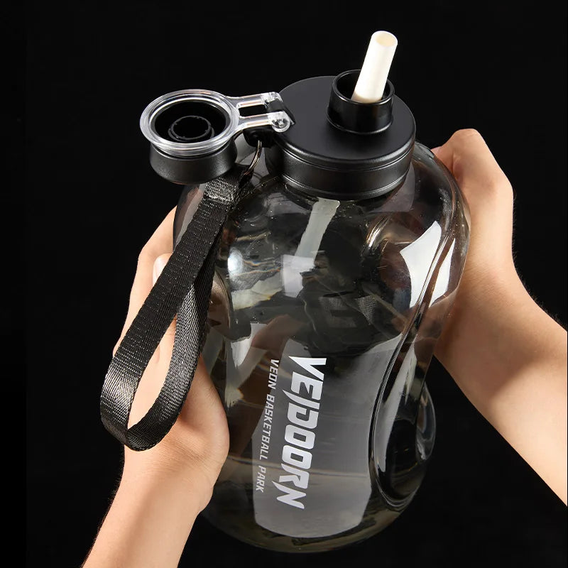 2.8L Big Capacity Gym Outdoor Water Bottles for Men Women Healthy Sport Bottles with Handle