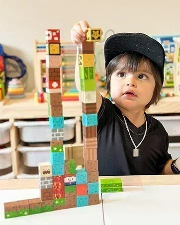 2025 Magnetic Building Blocks Mine World Magnet Cube Set for Boy Girl Kid Age 3+ DIY Model Children Stem STEM Sensory Toy Gift