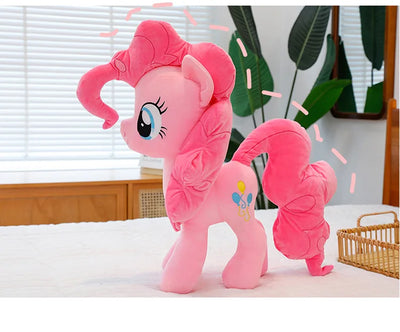 New My Little Pony Plush Doll Anime Twilight Sparkle Fluttershy Pinkie Pie Cartoon Soft Ornament Birthday Kawaii Toy Kid Gift