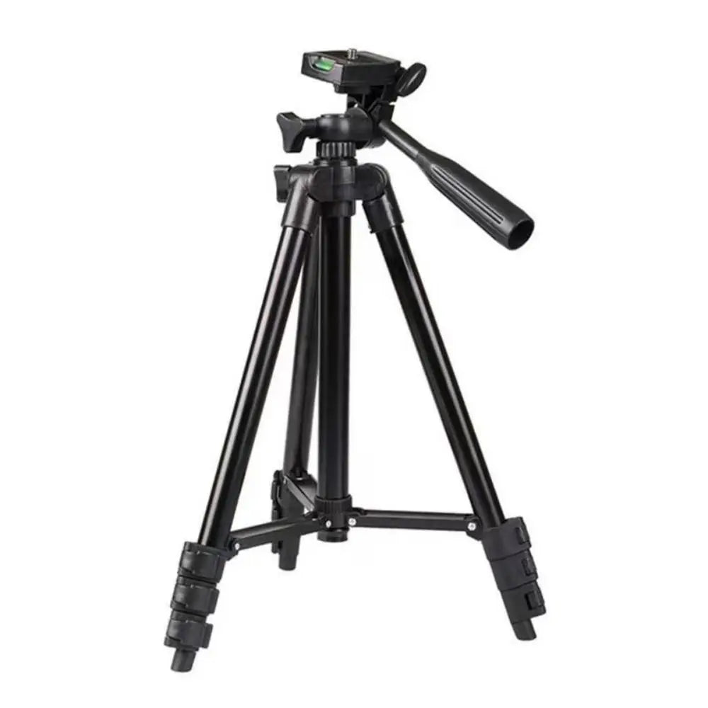 Extendable Phone Tripod Stand Black with Phone Holder Video Recording Photography Stand Portable Durable Camera Stand