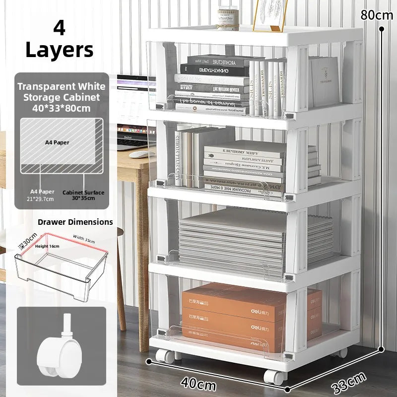 Desktop Organizer Box Ders Office Workstation File Cabinet