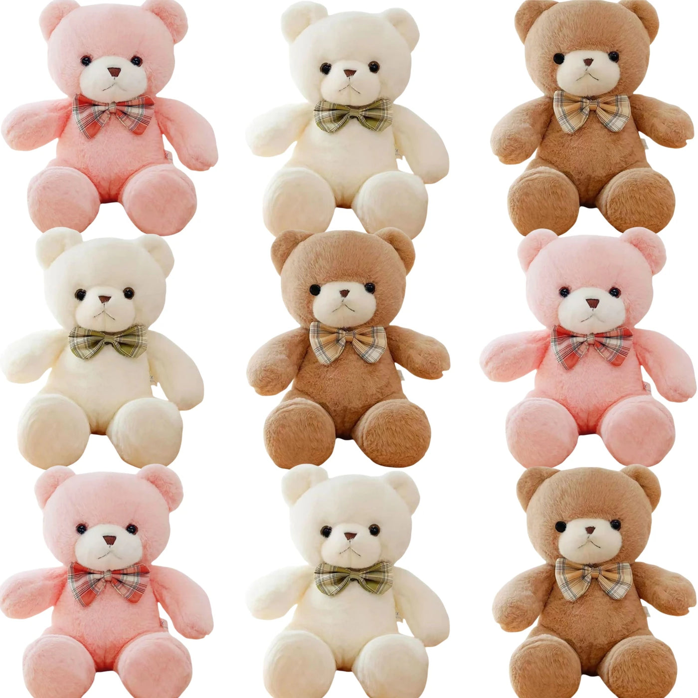 3-9Pcs Teddy Bears Bulk Stuffed Animals Cute Small Teddy Bear