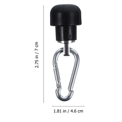 2 Sets Fitness Equipment Accessories Gym Machine Lock Adapter Home Cable Rope Attachments for Iron
