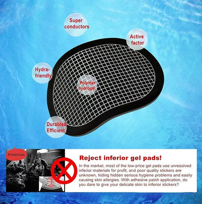 Hydrogel Fitness Pads - Replacement Gel Stickers for Ab Trainers