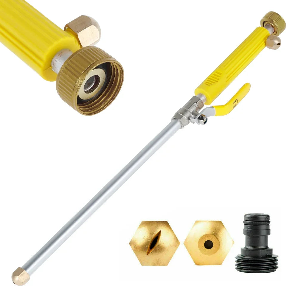 2000PSI Multi-Purpose Pressure Washer: Portable Car/Garden Spray Gun with 5 Nozzles & 16ft Hose (Household Use)