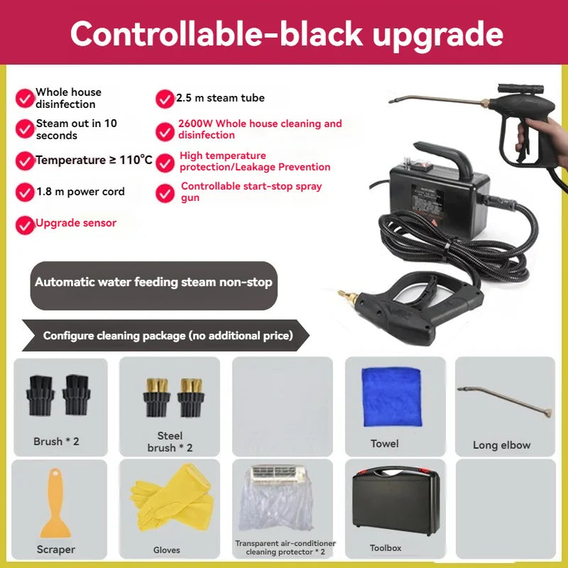 Steam Cleaning Machine Air Conditioning Kitchen Range Oil Stain Removal Machine Home Appliances Steam Cleaner