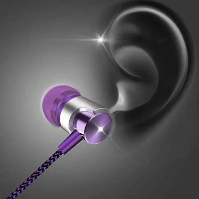 3.5mm Wired In-Ear Headphones with Ergonomic Design,